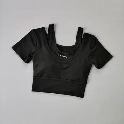 Two-piece Short Sleeved Top